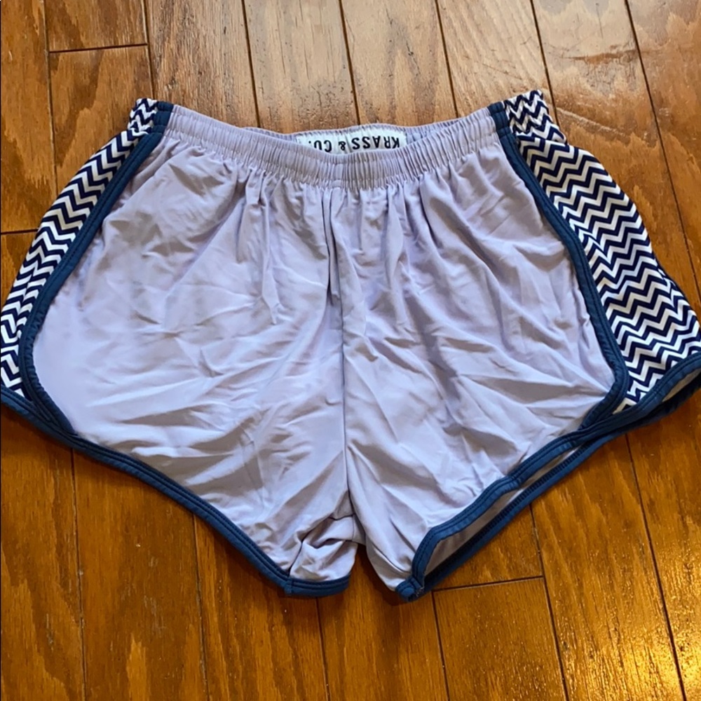 Purple Chevron Krass and Co. Active shorts